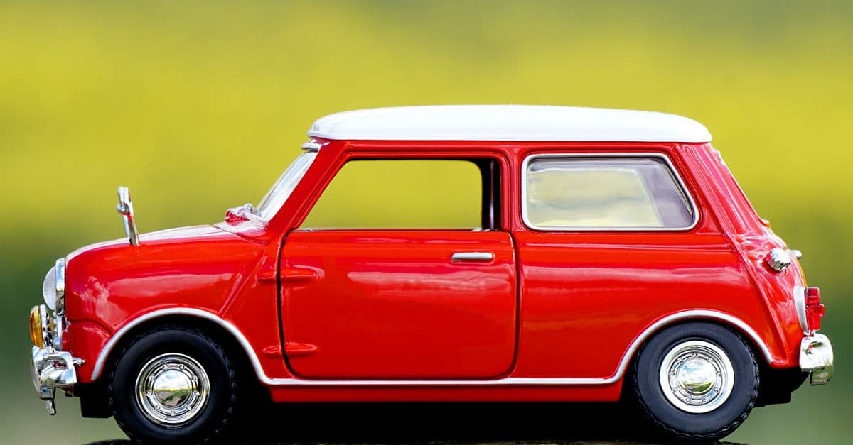 قرمز Mini Cooper